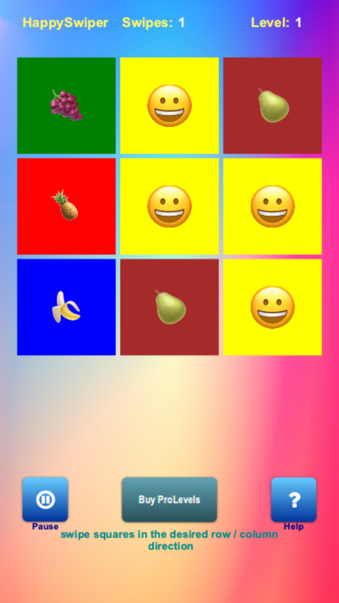 HappySwiper Game Screen 2